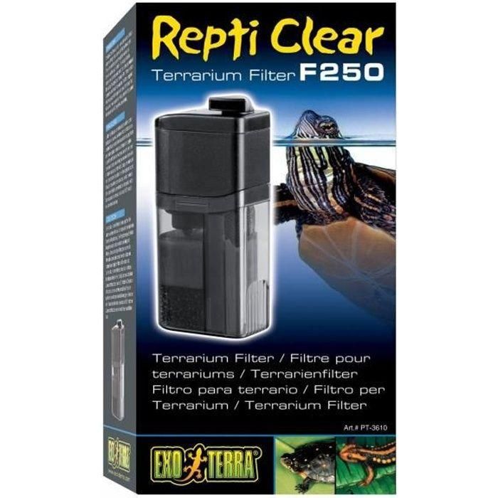 Exo Terra Compact Clear 250 Filtro sumergible 3 etapas para terrarios y acuarios Exo Terra Compact Clear 250 Filtro sumergible 3 etapas para terrarios y acuarios