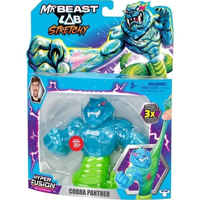 Figura elástica - MRBEAST LAB - Goo Jit Zu - Cobra Panthere - 11 cm 3