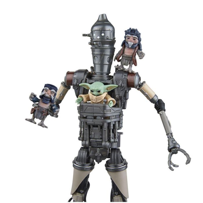 Hasbro Star Wars The Black Series Figura de Acción IG-12 y Grogu de The Mandalorian, 15 cm 6 Hasbro Star Wars The Black Series Figura de Acción IG-12 y Grogu de The Mandalorian, 15 cm 6