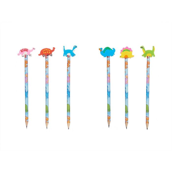 Set 3 Lapiceros Con Goma Dinosaurios Surtidos Pincello 11X26CM (32 Unidades) 1 Set 3 Lapiceros Con Goma Dinosaurios Surtidos Pincello 11X26CM (32 Unidades) 1