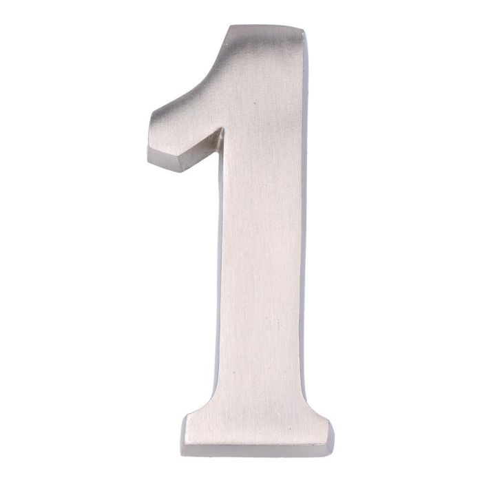 Edm Número 1 Níquel Mate 10cm Fijación Invisible