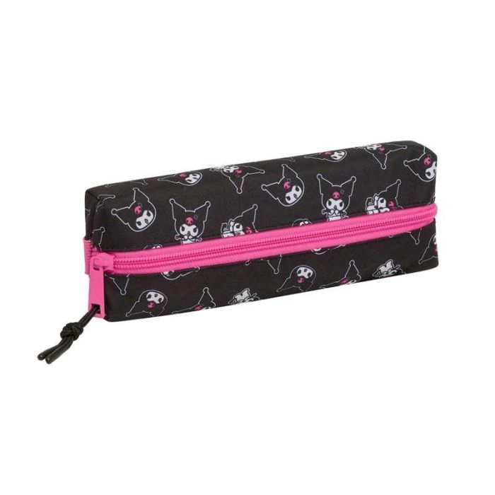 Safta Bolso Estuche Portatodo Escolar Kuromi Rectangular Goma Elástica 22 cm con 1 Cremallera 40x70x220 mm 2 Safta Bolso Estuche Portatodo Escolar Kuromi Rectangular Goma Elástica 22 cm con 1 Cremallera 40x70x220 mm 2