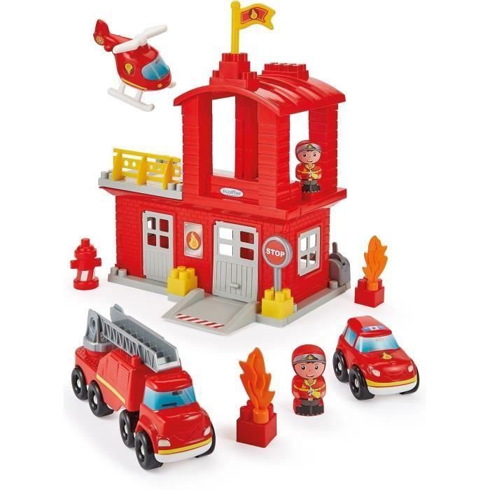 ECOIFFIER 2980 Abrick - Estación de bomberos - Bomberos en llamas 1 ECOIFFIER 2980 Abrick - Estación de bomberos - Bomberos en llamas 1