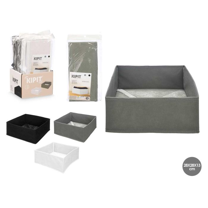 Caja Organizadora Plegable Kipit 28x28x13 cm - Surtidos (24 Unidades) Caja Organizadora Plegable Kipit 28x28x13 cm - Surtidos (24 Unidades)