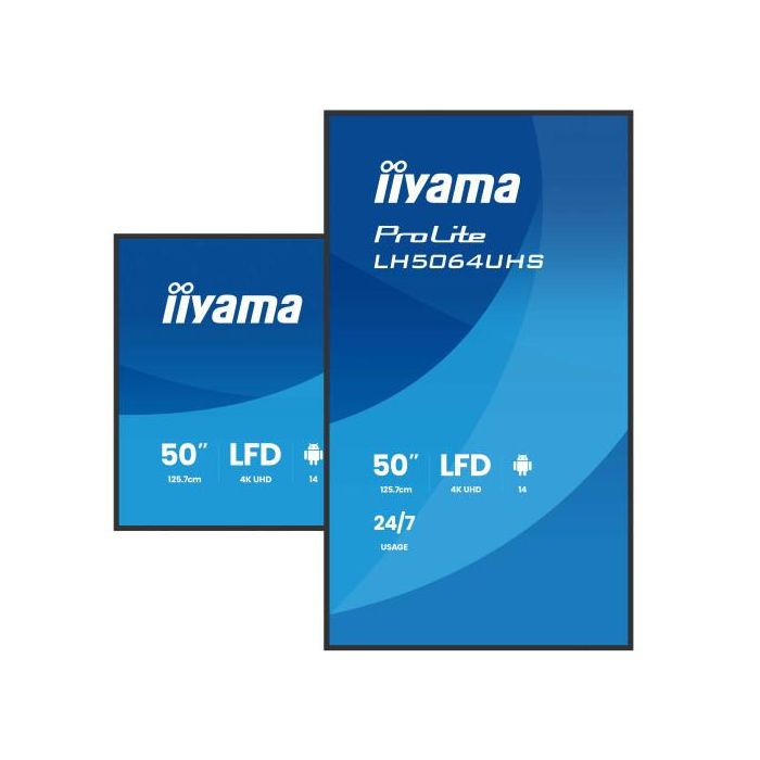 iiyama LH7564UHS-B1AG pantalla de señalización Pantalla plana para señalización digital 190,5 cm (75") Wifi 500 cd / m² 4K Ultra HD Negro Android 24/7 3 iiyama LH7564UHS-B1AG pantalla de señalización Pantalla plana para señalización digital 190,5 cm (75") Wifi 500 cd / m² 4K Ultra HD Negro Android 24/7 3