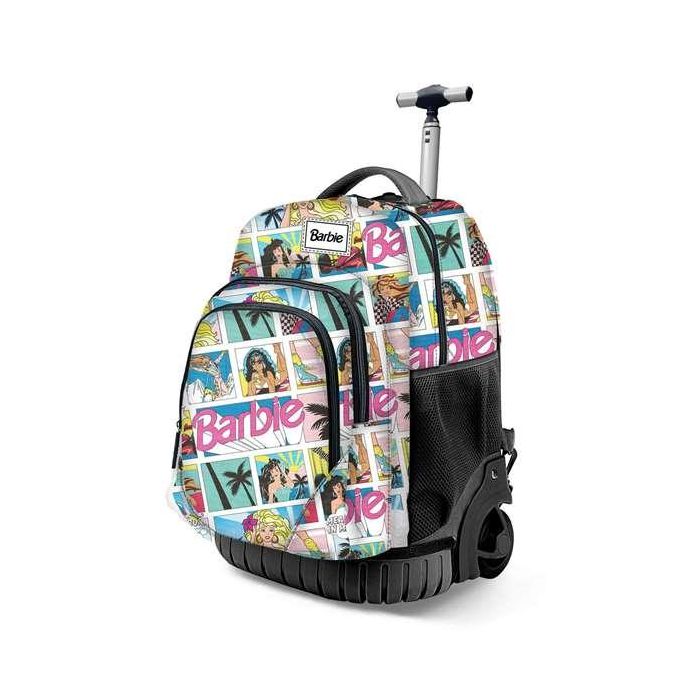 Karactermania Mochila Trolley Barbie Comic Escolar con Ruedas 47x32x25 cm