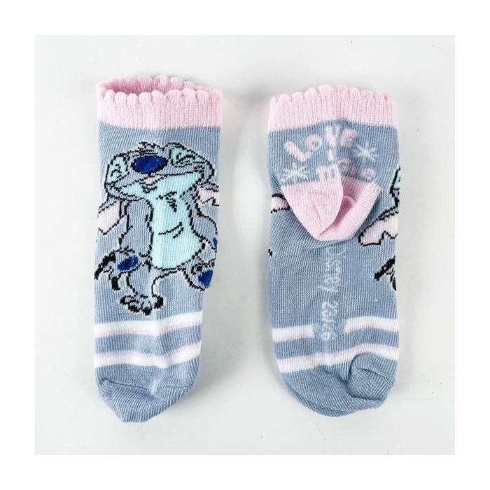 Cerdá Pack Calcetines 3 Piezas Stitch T.23/26 - Modelos Surtidos 2