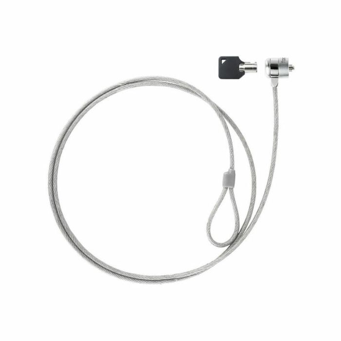 TOOQ Cable de seguridad T-LOCK con llave para portatiles 1.5 metros 1