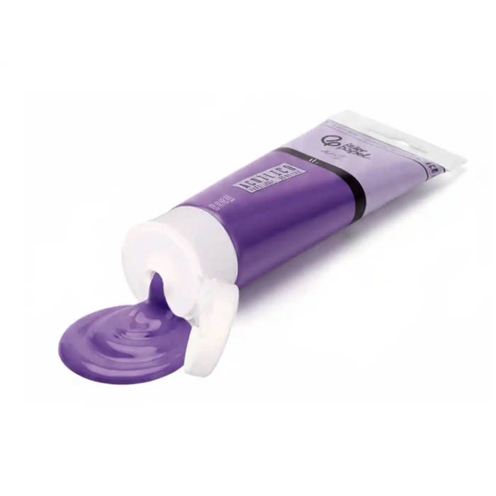 Liderpapel Pintura Acrílica Tubo Plástico 60 ml Color Violeta 3
