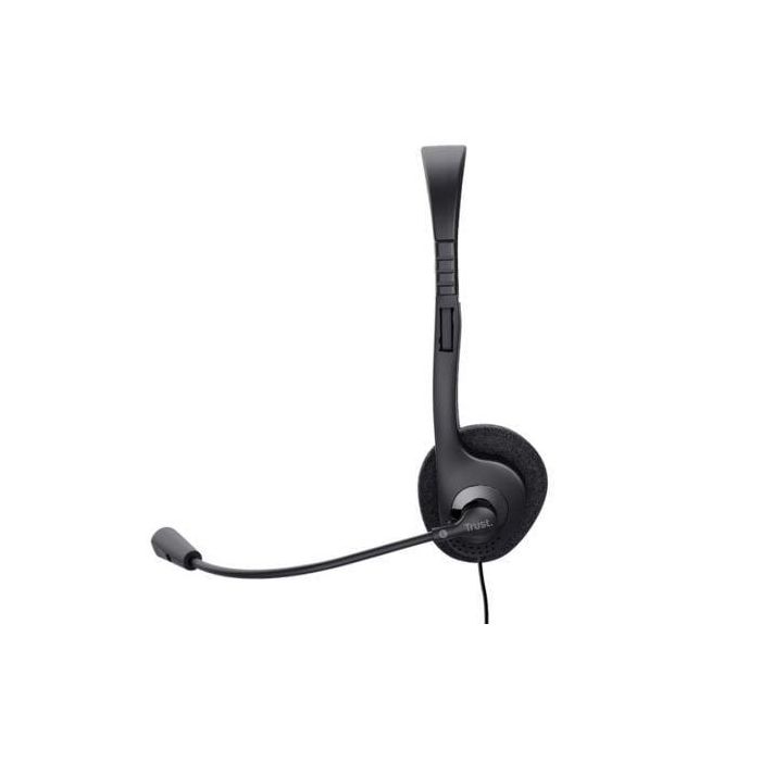 Trust Auriculares Basic Estéreo Jack 3.5 mm Ultraligeros Con Micrófono Flexible Ajustable Negro. 3 Trust Auriculares Basic Estéreo Jack 3.5 mm Ultraligeros Con Micrófono Flexible Ajustable Negro. 3