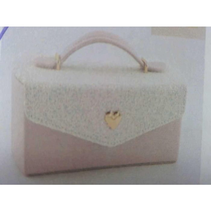 DKD Home Decor Paraguero Romantico Algodon de Azucar Lila PU 27 x 24 x 60 cm 1