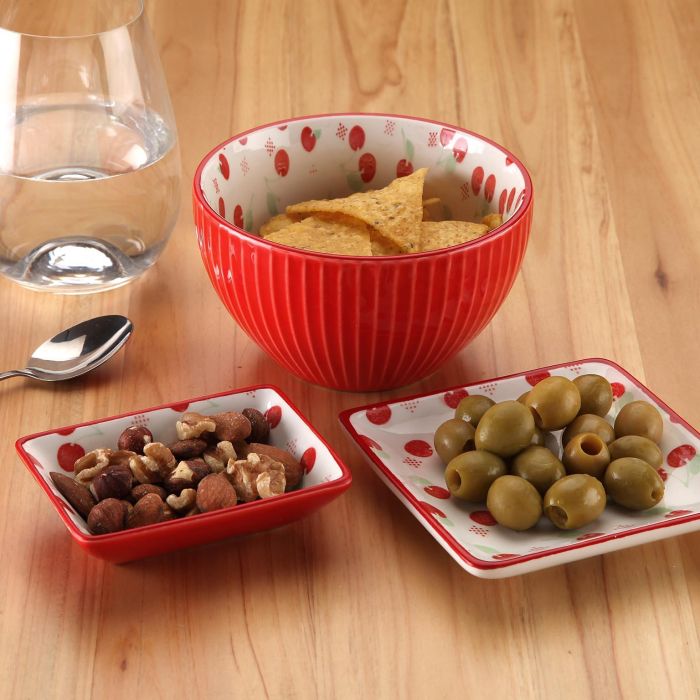 Bowl Cerezas Versa 12X7CM (4 Unidades) 1 Bowl Cerezas Versa 12X7CM (4 Unidades) 1