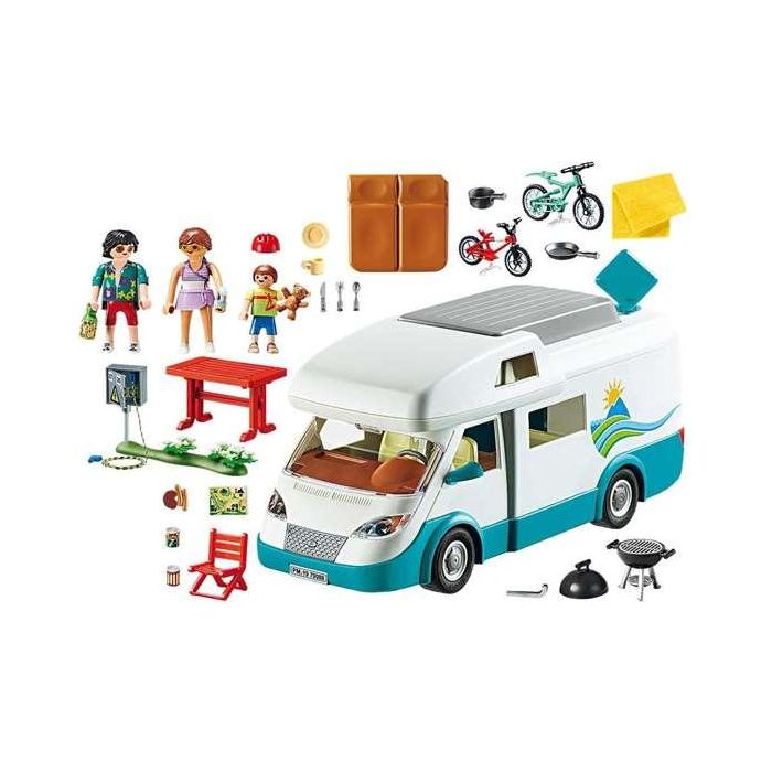 Playmobil Caravana de Verano Family Fun: Vehículo de Juguete de Plástico para Juego Imaginativo, ideal para niños a partir de 4 años 3 Playmobil Caravana de Verano Family Fun: Vehículo de Juguete de Plástico para Juego Imaginativo, ideal para niños a partir de 4 años 3