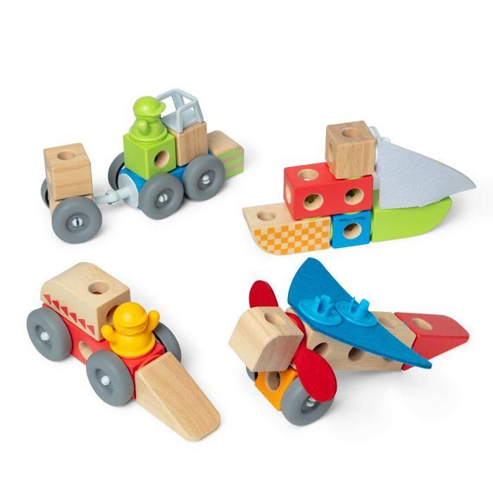 Melissa y Doug AAAVK75291 - Vehículos de 54 piezas 3 Melissa y Doug AAAVK75291 - Vehículos de 54 piezas 3