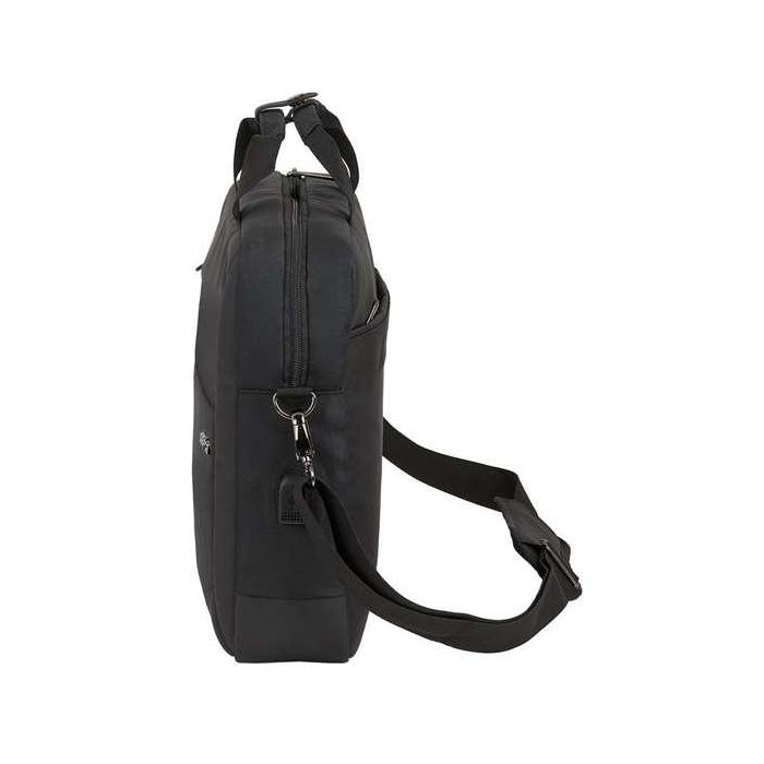 Safta Maletín para Portátil 15,6" Business 41x90x33cm Negro Nylon Gucci 900D + Piel PVC