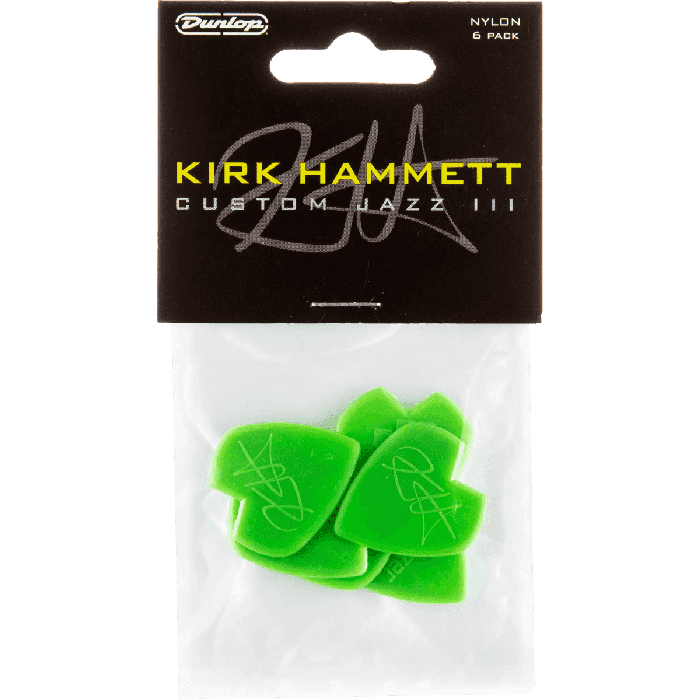 Pack 6 Púas Signature Kirk Hammett Custom Jazz Iii Pack 6 Púas Signature Kirk Hammett Custom Jazz Iii