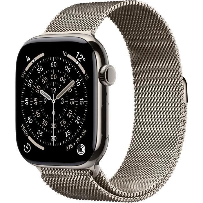 Apple Watch Series 11 GPS + Cellular - 46 mm - Caja de titanio natural - Correa Milanese Loop natural - M/L 0 Apple Watch Series 11 GPS + Cellular - 46 mm - Caja de titanio natural - Correa Milanese Loop natural - M/L 0