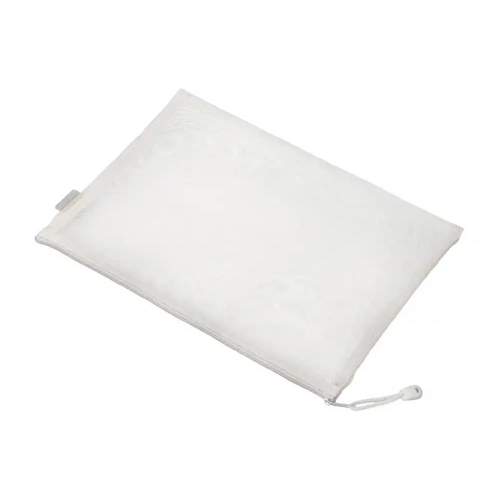 Liderpapel Bolsa Zipper Bag de Poliéster Transpirable Multiusos DIN A4 Blanco 3 Liderpapel Bolsa Zipper Bag de Poliéster Transpirable Multiusos DIN A4 Blanco 3