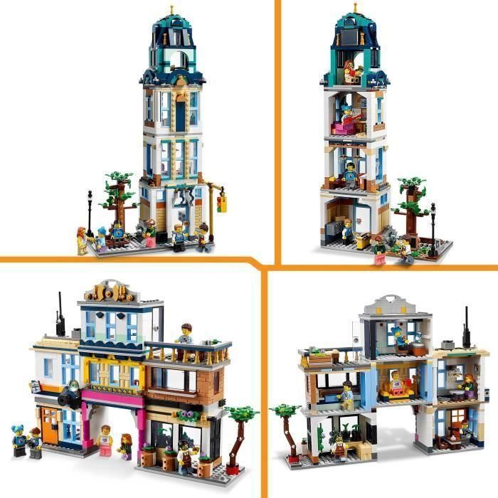 LEGO Creator 31141 The High Street, Juguete de Construcción con Rascacielos y Market Street, Idea de Regalo 3 LEGO Creator 31141 The High Street, Juguete de Construcción con Rascacielos y Market Street, Idea de Regalo 3