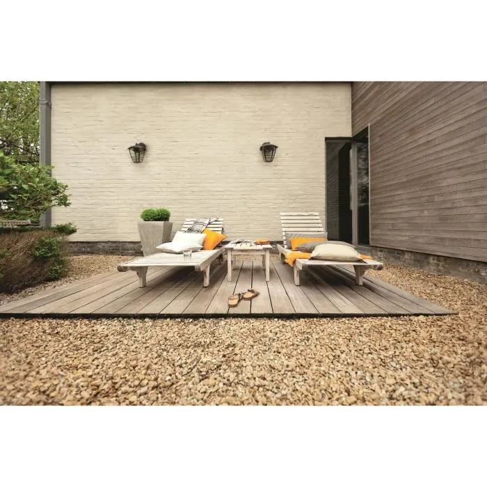 Philips Aplique exterior creek e27 60W negro IP44 luz hacia abajo pared aluminio farola 1 Philips Aplique exterior creek e27 60W negro IP44 luz hacia abajo pared aluminio farola 1