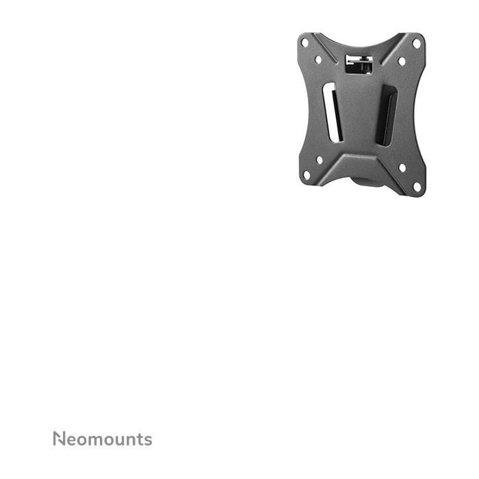 Neomounts Nm-W25Black Soporte de pared fijo ultradelgado para TV/Monitor 10-30" 25kg VESA 75x75-100x100 Negro 1