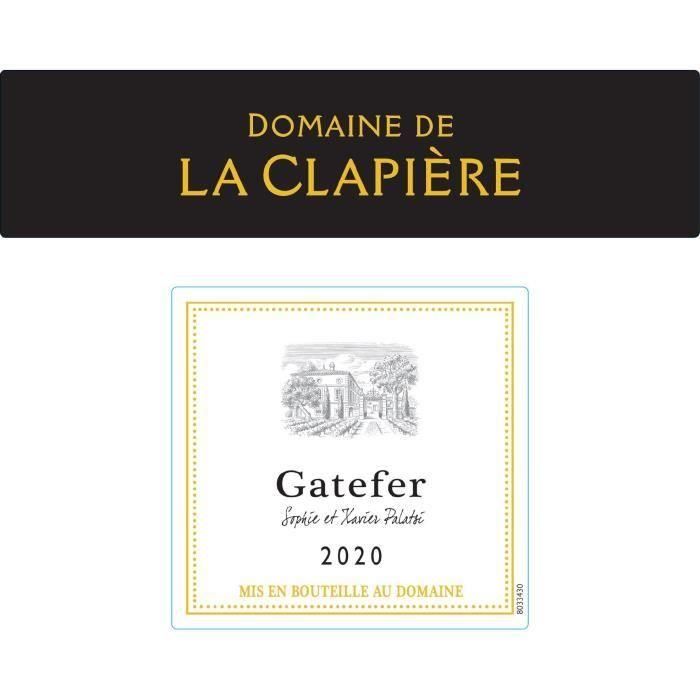 Domaine de la Clapiere Gatefer 2020 Pays d'Oc - Vino Tinto Languedoc 1