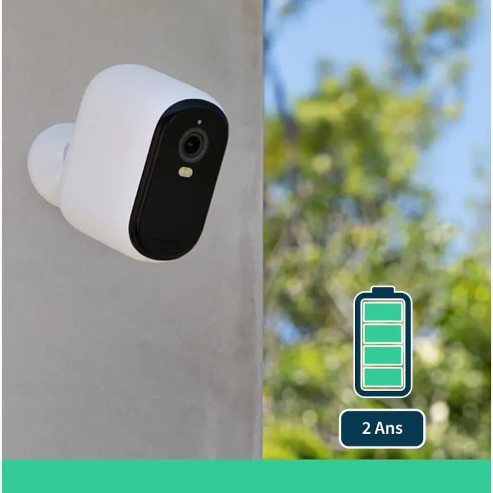 Arlo ARL1712771610130 Cámara de Vigilancia Essential2 XL 2K con Visión Nocturna por Infrarrojos Inalámbrica 4 en 1 3
