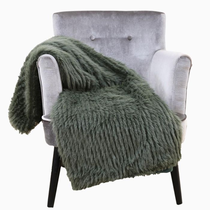 Manta Sofa Urban DKD Home Decor Verde 170 x 130 cm (2 Unidades) 3 Manta Sofa Urban DKD Home Decor Verde 170 x 130 cm (2 Unidades) 3
