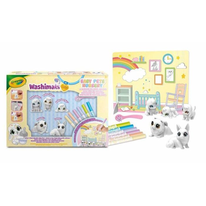 Crayola CRA0071662275167 Washimals Baby Pets Nursery Pack - Familia Lavable para Colorear Niños 3 Años 1 Crayola CRA0071662275167 Washimals Baby Pets Nursery Pack - Familia Lavable para Colorear Niños 3 Años 1