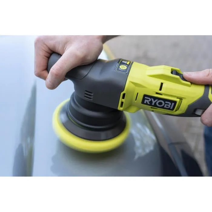 Ryobi R18P-0 Pulidora a Batería para Coche, 7500 RPM, 12.5 cm 1