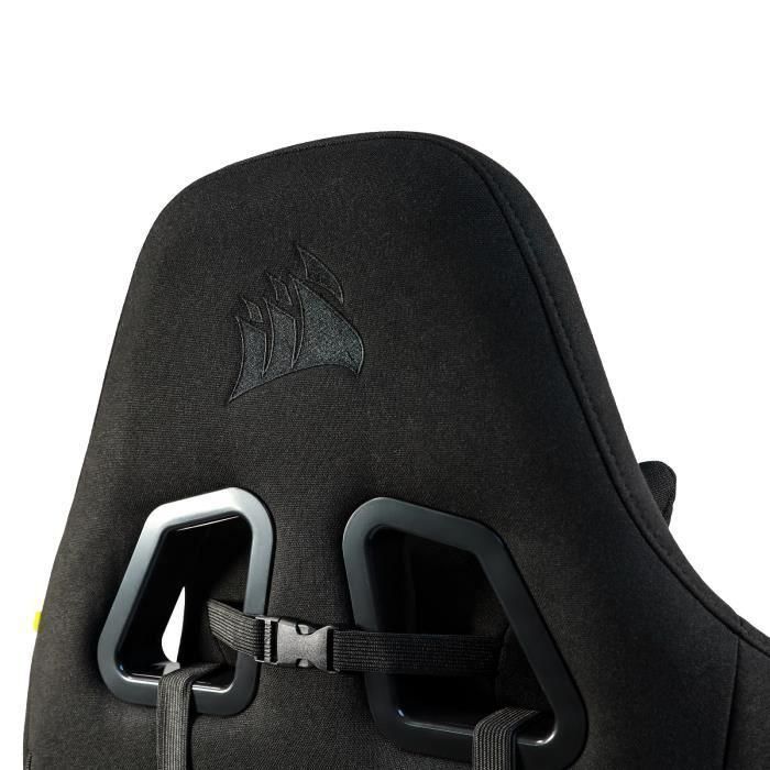 CORSAIR - Silla de Oficina - Sillón gaming - TC100 RELAXED - Tela - Ergonómica - Reposabrazos ajustables - Negro/Rojo (CF-9900014-WW) 4 CORSAIR - Silla de Oficina - Sillón gaming - TC100 RELAXED - Tela - Ergonómica - Reposabrazos ajustables - Negro/Rojo (CF-9900014-WW) 4