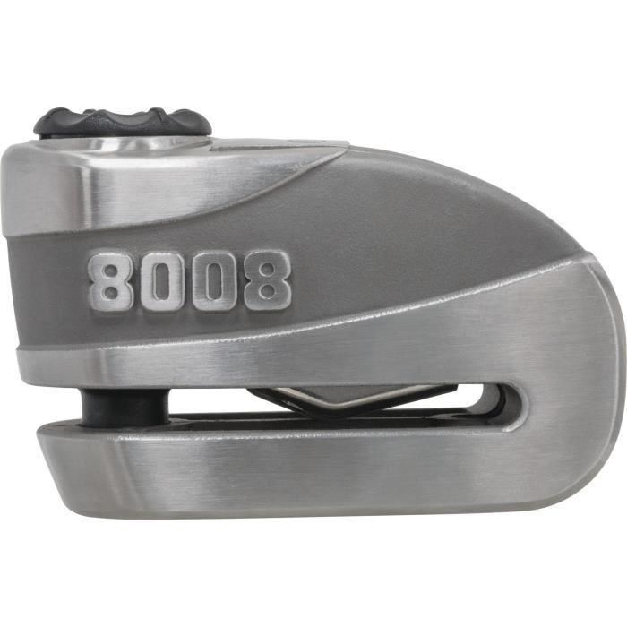 Dispositivo antirrobo de disco - ABUS - 8008 2.0 - Pene 16 mm - Alarma 100 dB - Detección 3D - Cilindro XPlus Dispositivo antirrobo de disco - ABUS - 8008 2.0 - Pene 16 mm - Alarma 100 dB - Detección 3D - Cilindro XPlus
