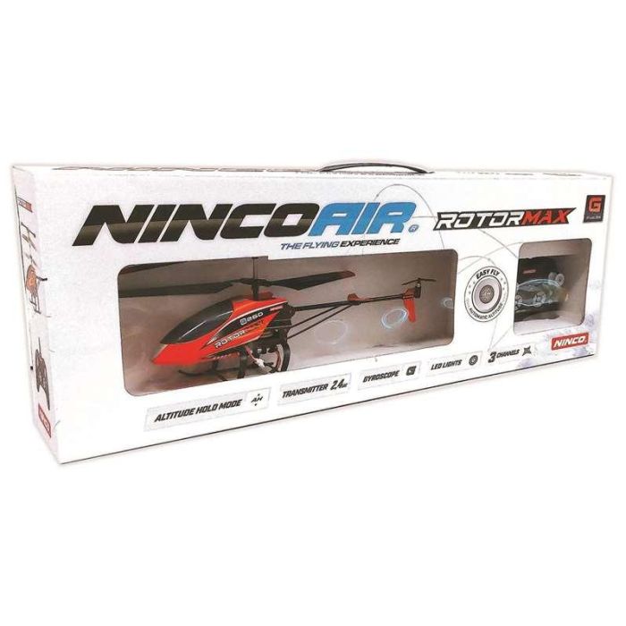 Helicoptero radio control nincoair rotormax 2,4ghz bateria y cargador 38x15x8,5cm 4 Helicoptero radio control nincoair rotormax 2,4ghz bateria y cargador 38x15x8,5cm 4