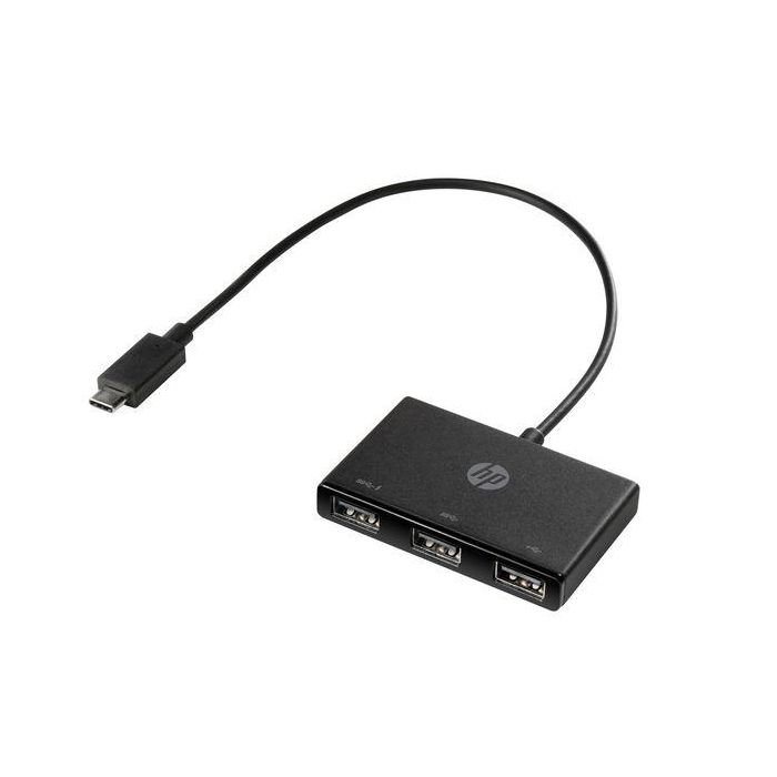 HP Hub USB-C a USB-A Portátil | Adaptador con 3 Puertos USB (1x USB 3.0 Carga) para Portátiles y Tablets | Conecta Múltiples Accesorios 0 HP Hub USB-C a USB-A Portátil | Adaptador con 3 Puertos USB (1x USB 3.0 Carga) para Portátiles y Tablets | Conecta Múltiples Accesorios 0