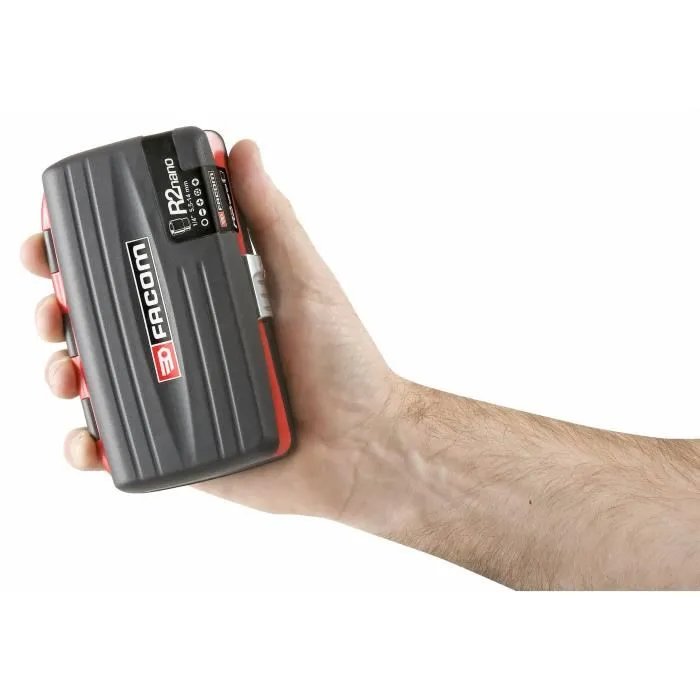 Facom Toma Métrica 1/4 6 Puntos Kit de Vasos y Puntas con Trinquete R.161 1