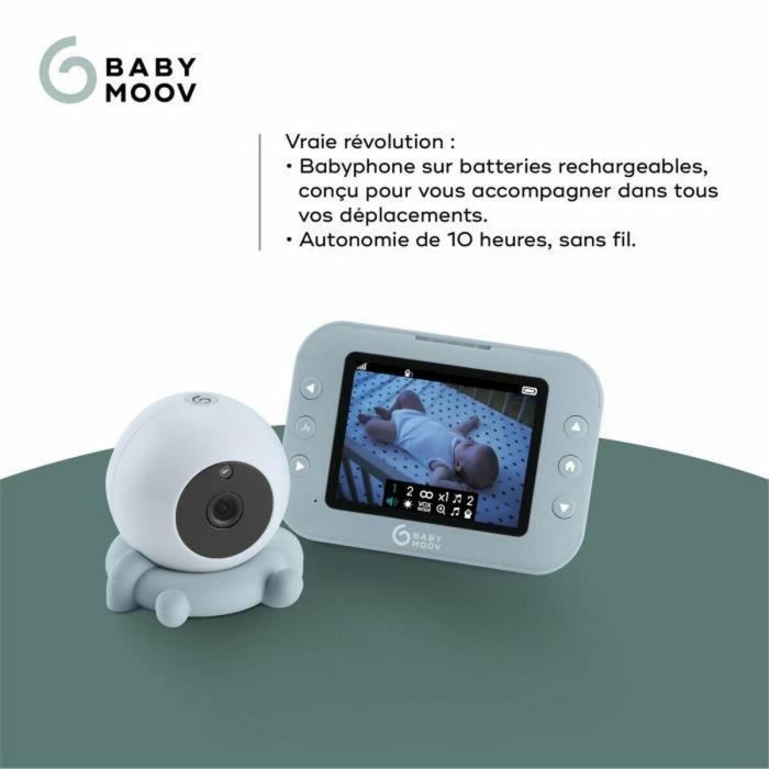 Babymoov BBM3661276184329 Vigilabebés con vídeo YOO ROLL 3 Babymoov BBM3661276184329 Vigilabebés con vídeo YOO ROLL 3
