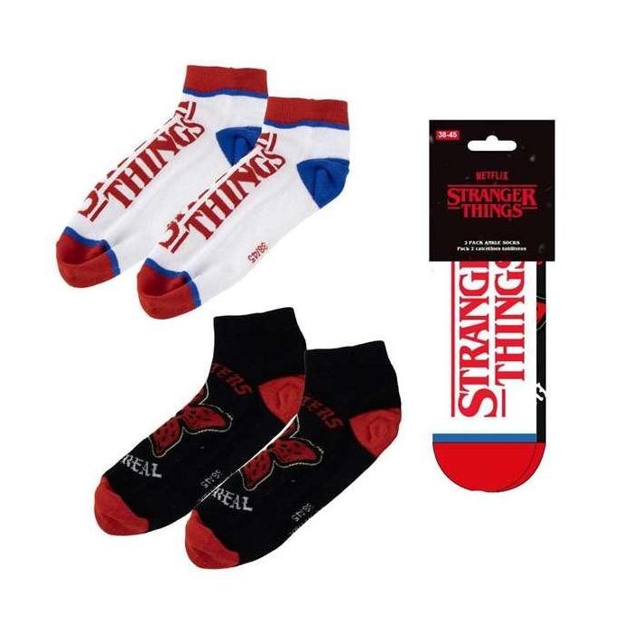 Cerdá Pack Calcetines Tobillero Stranger Things Sin Talla 1 Cerdá Pack Calcetines Tobillero Stranger Things Sin Talla 1