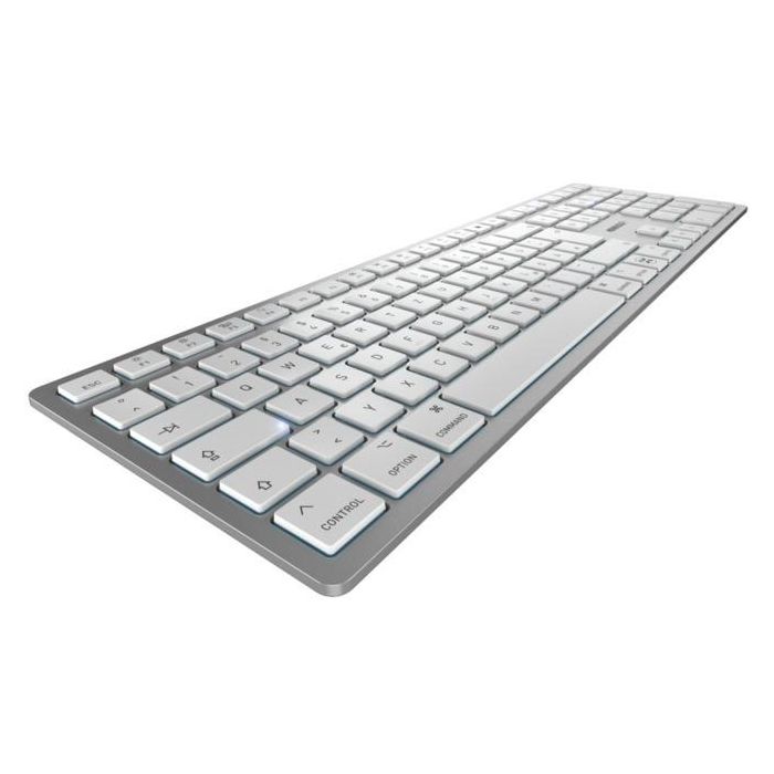 Cherry KW 9100 SLIM - Tastatur wireless white QWERTZ DE mit Mac-Layout 2