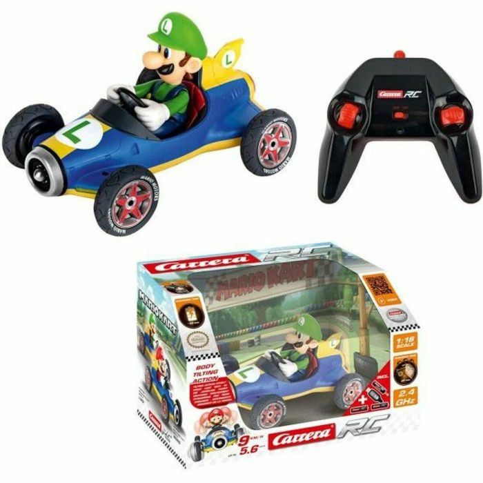 CARRERA - Mario Kart (TM) Mach 8 Luigi Remote Control Car