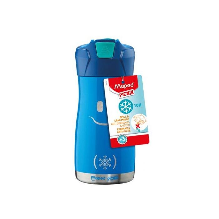 Botella Maped Concept Kids 350 Ml. Acero Inoxidable Azul 6 unidades