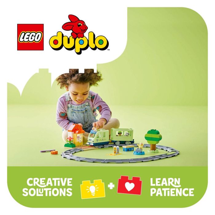 Lego Tren de aventuras interactivo 10427 - Juguetes de aprendizaje temprano para niños de 2 años