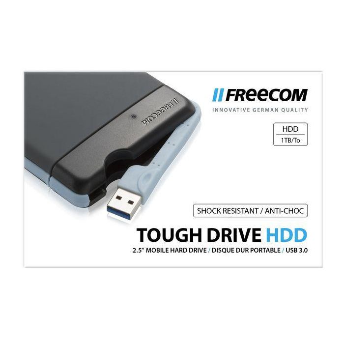 Freecom 1TB, 5400RPM, USB 3.0, 2.5" SATA, 14 x 8.3 x 1.9cm 2 Freecom 1TB, 5400RPM, USB 3.0, 2.5" SATA, 14 x 8.3 x 1.9cm 2