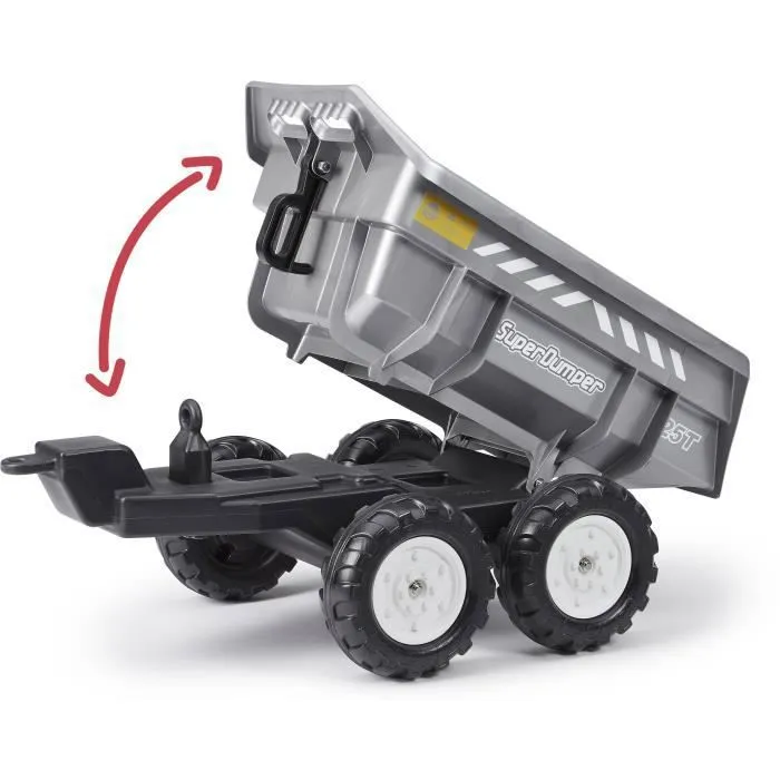 Falk Remolque basculante Super Dumper para niños de 3 a 7 años, 100% fabricado en Francia 1