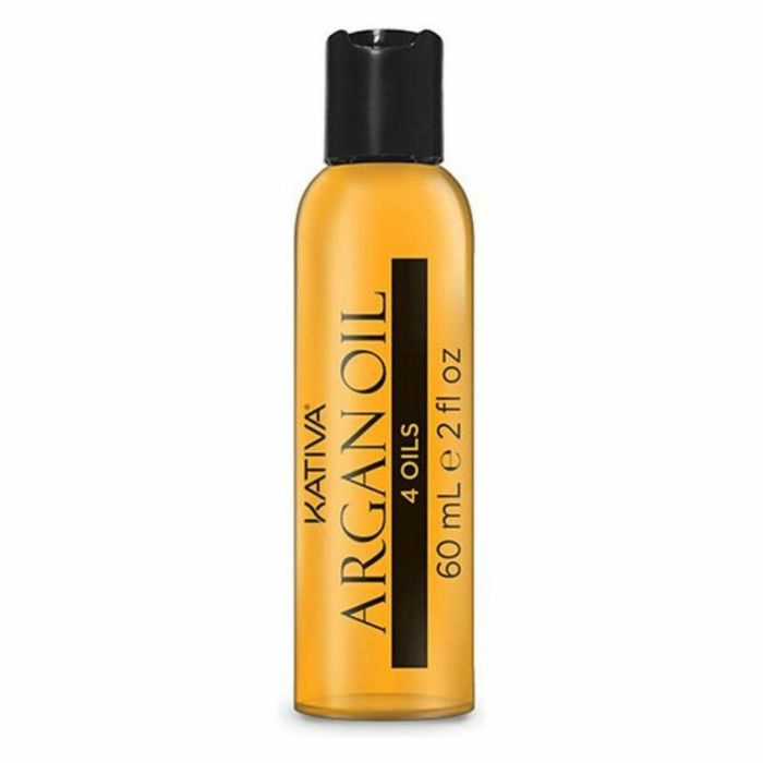 Kativa ARGAN OIL 4´OILS intensive hair oil Tratamiento Hidratante y Brillo para Cabello 60 ml