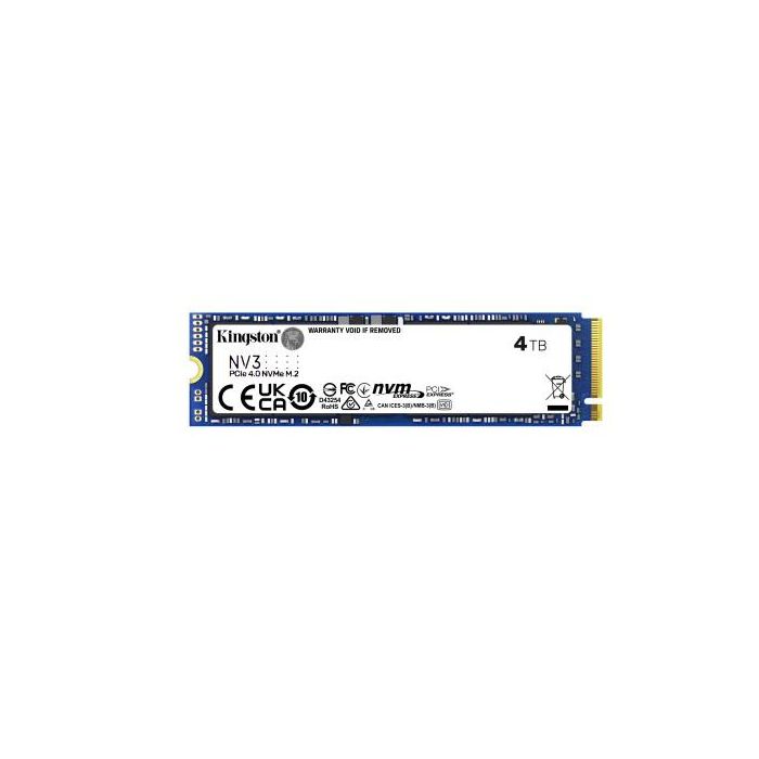 Kingston SNV3S/4000G Disco SSD NV3 4TB M.2 2280 PCIe 4.0 NVMe hasta 6000/5000 MB/s, ideal para portátiles y PCs compactos 2 Kingston SNV3S/4000G Disco SSD NV3 4TB M.2 2280 PCIe 4.0 NVMe hasta 6000/5000 MB/s, ideal para portátiles y PCs compactos 2