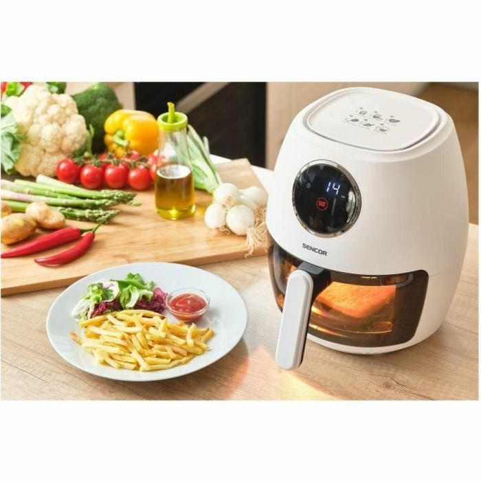 Freidora de aire - SENCOR - SFR 5340WH - 1300 W - 3,5 L - Blanca 5 Freidora de aire - SENCOR - SFR 5340WH - 1300 W - 3,5 L - Blanca 5