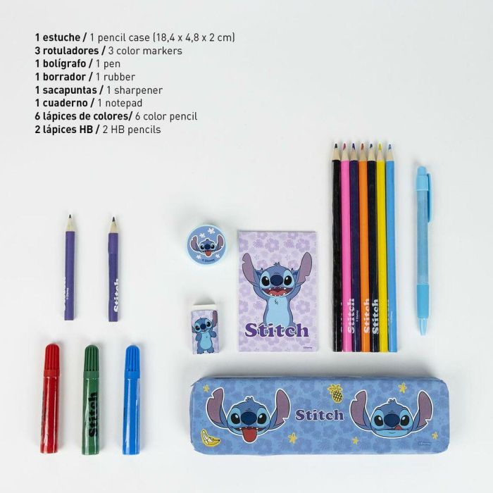 Set papelería coloreable stitch 11.0 x 24.0 x 9.5 cm 2 Set papelería coloreable stitch 11.0 x 24.0 x 9.5 cm 2