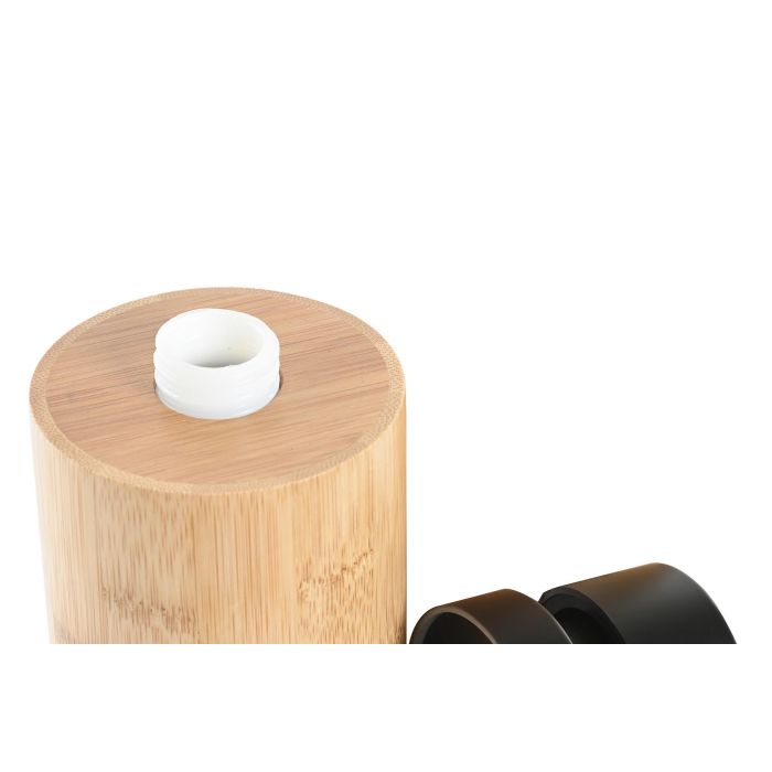 Dosificador Loft DKD Home Decor Natural Negro 8 x 16 x 8 cm 2 Dosificador Loft DKD Home Decor Natural Negro 8 x 16 x 8 cm 2