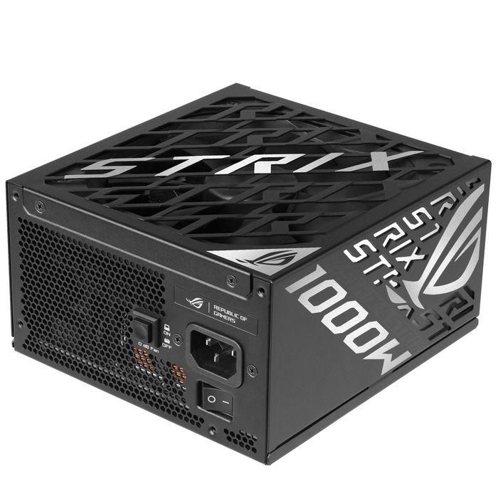 Asus ROG Strix 1000W Platinum, Fuente de Alimentación ATX 3.1, PCIe 5.0, 80 PLUS Platinum, GaN, 0dB, 10 Años Garantía