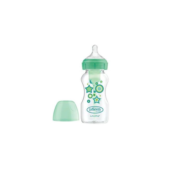 Dr. Brown's Biberón Options Boca Ancha Silicona Redonda +0 Meses 270ml